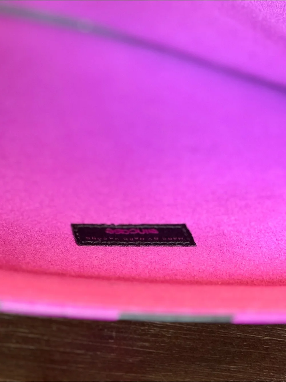 Marc By Marc Jacobs White, Pink & Black Lip-Print Laptop Sleeve 13”
